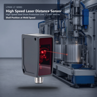 Capteur laser sans contact pour la production de fûts en acier, capteur de distance laser O5D DTOF 1000Hz RS485 pour la détection de position de la coque, fabricant chinois