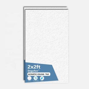 Plafonds ignifuges de classe A, systèmes de plafonds suspendus insonorisés 2x2. Panneau <span class=keywords><strong>acoustique</strong></span> en laine de roche pour réduire la pollution sonore - Product Image 1