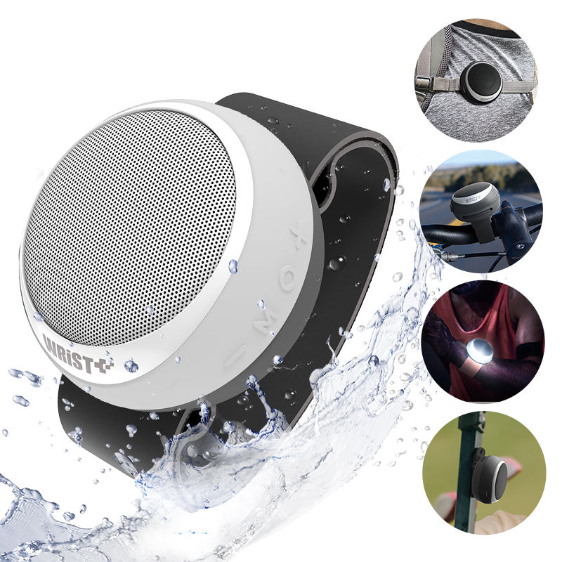 สายรัดข้อมือสีขาว-เทา