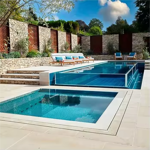 Piscina Infinita Grande de Acrílico Transparente y Fibra de Vidrio, Sobre el Suelo, Experiencia Premium de Recreación al Aire Libre - Product Image 2