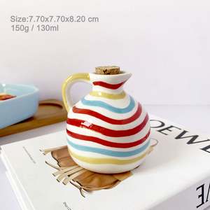 Flacon à <span class=keywords><strong>huile</strong></span> en céramique Vente en gros Bouteille de cruet en liège Bouteille <span class=keywords><strong>d</strong></span>'<span class=keywords><strong>huile</strong></span> <span class=keywords><strong>d</strong></span>'<span class=keywords><strong>olive</strong></span> colorée en céramique Bouteille <span class=keywords><strong>d</strong></span>'<span class=keywords><strong>huile</strong></span> en porcelaine de cuisine avec liège - Product Image 6