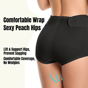 Shorts gainants taille haute pour <span class=keywords><strong>femme</strong></span> avec fermeture auto-agrippante latérale, taille ajustable, amincissants, grande taille, effet rehausseur de fesses - Product Image 5