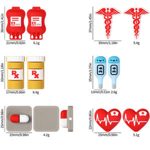 Customizable Silicone <b>Bead</b> <b>Kit</b> Diy Medical Nurses Theme Pill Boy Charms for Bracelets and Pen Decoration Jewelry <b>Kit</b> Supplies - Product Image 2