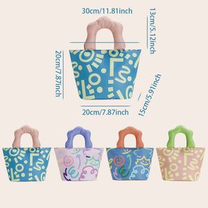 Nouveau sac à déjeuner mignon de style dessin animé, en aluminium épais, isotherme, portable et réutilisable, sac graffiti pour étudiants - Product Image 3