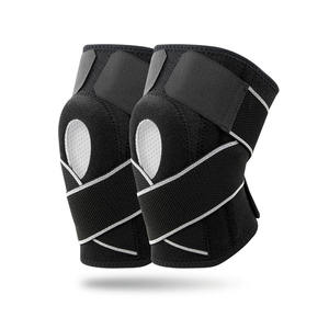 Rodillera deportiva de alta calidad, rodillera médica con bisagras para aliviar el dolor con estabilizadores laterales, rodilleras de neopreno ajustables - Product Image 2