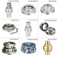 Raccord Storz mâle-femelle en laiton et aluminium, adaptateur fileté, réducteur à bride, diamètres 1.5'' 2'' 2.5'' 3'' 4'' 6'' 8'' 10'' 12''