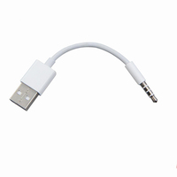 Câble audio de remplacement USB 2.0 mâle vers jack 3,5 mm 4 pôles pour synchronisation de données et chargement, compatible iPod Shuffle 3e et 4e génération - Vente en gros