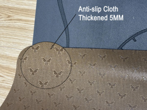 Custom Logo PU Leather Heated Yoga Mat 120V Electric Heating Feature Anti-Slip Exercise Gym Accessory for Household Use - Product Image 3