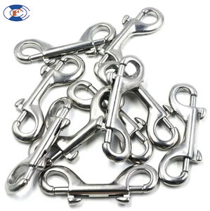 HF Edelstahl Doppelendiger Bolzenschnappverschluss Karabinerhaken mit Schraube - Product Image 6