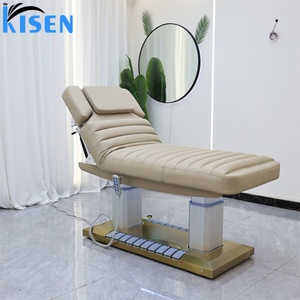 KISEN Cosmetic Beauty Salon Headspa Eyelash <b>Table</b> 4 Motor Massage Professionnel Portable Facial Spa <b>Electric</b> Massage <b>Tables</b> Bed - Product Image 3