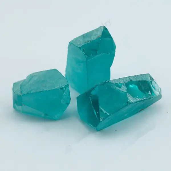 Preços da fábrica de nanosital áspero pedra de precipitação aquamarina criativa azul cru pedra nano