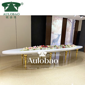 Venta al por mayor de acero inoxidable MDF superior de lujo mesa de comedor y sillas conjuntos - Product Image 1