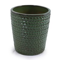 Pot & Wadah Tanaman Keramik Bertekstur Besar Berkualitas Tinggi & Tahan Lama untuk Luar Ruangan dengan Desain Klasik Modern-Grosir