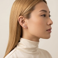 Bijoux Hengsen en titane ASTM F136, boucles d'oreilles pour cartilage, zircon carré, labret à filetage interne, piercing pour tragus, lèvre, hélix