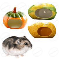 Maison de hamster en céramique lit frais petit habitat pour animaux de compagnie cachette pour hamsters nains syriens gerbilles