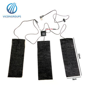 Tampone di calore in grafene per elettrodomestici illuminato interruttore a pulsante quadrato per il riscaldamento dei vestiti - Product Image 3