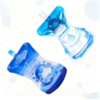 Emballage Doypack vide en plastique recyclable avec bec verseur pour recharge de gel désinfectant, savon liquide, conception OEM