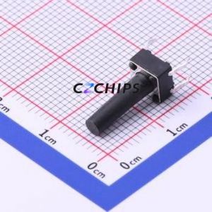 K2-6639DP-V4SW-04 Tactile Switch Through hole-4P,6x6mm Switch Single Pole Single Throw Round Button 2.5N Through Hole - Product Image 1