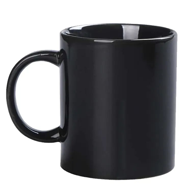 중국산 제품 세라믹 컵 디자이너 커피 머그 11 온스 블랙 블랭크 승화 세라믹 + 머그
