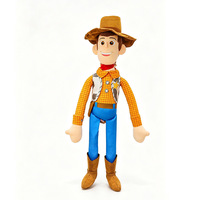 Nuevo Juguete de Peluche de Woody y Buzz Lightyear de Toy Story, Muñecos de Peluche Reconfortantes para Niños, Figuras de Peluche en Bolsa de Malla de Fibra de Poliéster