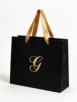 Luxuriöse Glänzende Kunstpapier-Geschenktüte mit Langen Henkeln Umweltfreundliche Einkaufstasche für Hochwertige Marken-Geschenkverpackungen mit Individuellem Logo