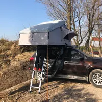 רכב גג אוהל למכירה 2022 אלומיניום משולש רכב גג אוהל קשה 2 אדם רכב גג אוהל