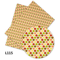136 cm * 30 cm Professionnel personnalisé Coloré Imprimé feuilles et fleurs Faux tissu En Cuir PU pour la Fabrication Du Chapeau