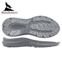 Suela Deportiva Wolf Brand Ligera de Alta Elasticidad EVA TPR para Zapatillas Profesionales Antideslizante y Resistente al Desgaste