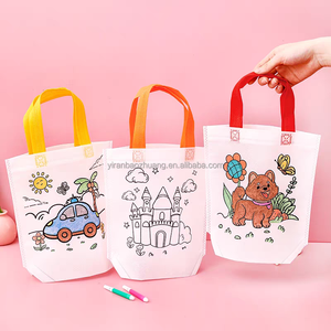 Bolsa <span class=keywords><strong>para</strong></span> colorear <span class=keywords><strong>para</strong></span> niños, bolsa <span class=keywords><strong>de</strong></span> <span class=keywords><strong>regalo</strong></span> <span class=keywords><strong>de</strong></span> fiesta <span class=keywords><strong>para</strong></span> niños, almacenamiento <span class=keywords><strong>de</strong></span> juguetes, bolsa con asa <span class=keywords><strong>de</strong></span> compras <span class=keywords><strong>de</strong></span> <span class=keywords><strong>tela</strong></span> no tejida ecológica - Product Image 6