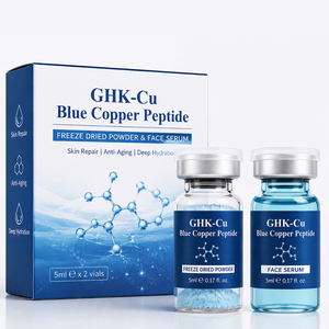 5ml GHK-Cu Péptido <span class=keywords><strong>de</strong></span> Cobre Azul en <span class=keywords><strong>Polvo</strong></span> Liofilizado, Esencia para la Piel, Tratamiento para el Acné, Reparación Cutánea, <span class=keywords><strong>Polvo</strong></span> <span class=keywords><strong>de</strong></span> Péptidos Antienvejecimiento, Venta al por Mayor - Product Image 1
