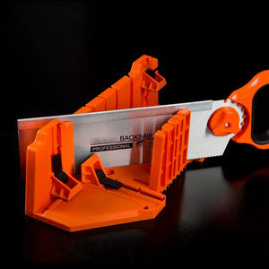 Boîte à onglets réglable 22.5/45/90 degrés scie à métaux outil Portable jardin bois coupe boîte à onglets - Product Image 1