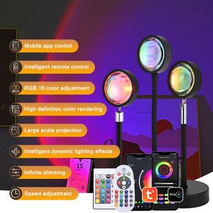 Luz de Atmósfera RGB-TUYA Graffiti con Control Remoto, Luz de Atardecer para Dormitorio, Luz Nocturna - Product Image 6