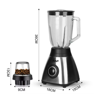Licuadora Premium de 1.5L para Uso Doméstico, para Jugos, Cocina, Carne, Leche de Soya, Batidora, Cafetera - Product Image 2