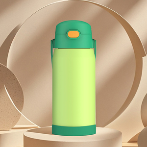 450ml Double-wall Vacuum Insulated Leakproof & Portable Design Stainless Steel <b>Straw</b> Tumbler <b>With</b> Lid - Product Image 1