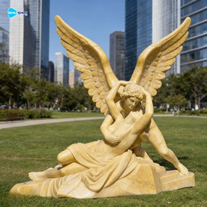 Patung Eros dari Marmer Terkenal di Taman, Patung Cupid dan Psyche Antonin Canova, Patung Louvre - Product Image 6