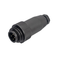 Conector Industrial DIN Rectangular de Aleación RD24 de 4 y 7 Pines J10 CA-3, Macho y Hembra, 10A, para Aplicaciones de Energía
