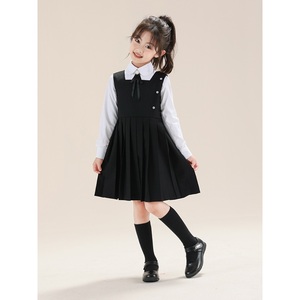Robe preppy personnalisée pour filles, nouvelle robe plissée style JK pour enfants, combinaison de performance pour tout-petits et grandes filles - Product Image 4