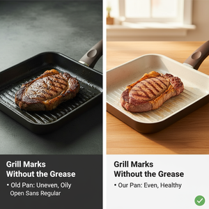 Bán Buôn Tùy Chỉnh Chảo Chảo Men Bền Vững <span class=keywords><strong>Mini</strong></span> Vuông Gốm Không Dính Lớp Phủ Nướng <span class=keywords><strong>Pan</strong></span> Cho Bán - Product Image 4