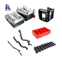 Service de moulage sur mesure HTM avec fenêtre de 90 jours, composants ABS PP, pièces automobiles en plastique, moulage par injection, certifié ISO9001, tolérance
