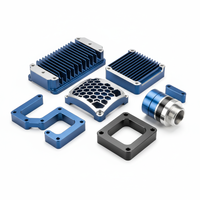 Boîtier de dissipation thermique en alliage d'aluminium usiné CNC de haute précision pour l'automatisation industrielle et les systèmes de refroidissement