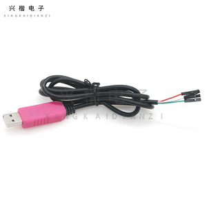Cable adaptador USB a serie CP2102 TTL para programación de Arduino MCU con conector rosa - Product Image 2