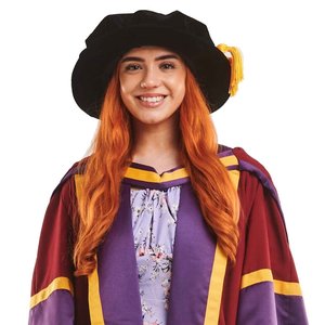 Robe de fin d'études doctorales Deluxe Manchester University avec garniture en satin sur le devant pour les diplômes scolaires-ODM/OEM - Product Image 2