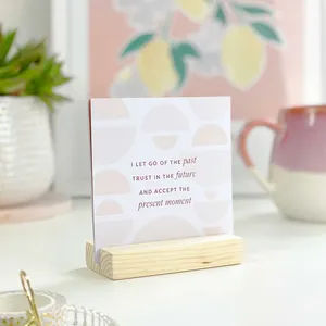 Custom Printed Large Off Set Printing For Playing With 54 Positive Women Positive Daily Affirmation Cards