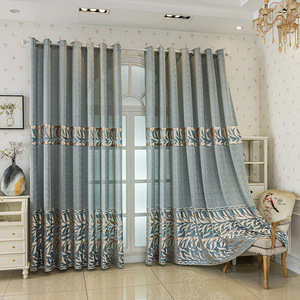 Hiện Đại Rèm Cửa Phòng Khách <span class=keywords><strong>2025</strong></span> Trang Trí Nội Thất Màn Châu Âu Sang Trọng Cửa Sổ Thêu Rèm Cửa Cho Nhà Phong Cách Châu Âu - Product Image 1