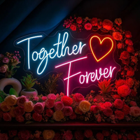 Vente Chaude : Enseigne Néon LED Extérieure Personnalisée, Vente en Gros Usine, Décoration Publicitaire pour Voiture de Mariage, Enseigne Néon LED Personnalisée pour Direction