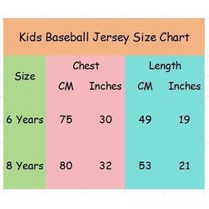 Maillot de baseball pour enfants numéro 7, haut de sport respirant à manches courtes avec boutons pour garçons et enfants toutes saisons - Product Image 2