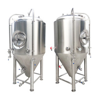 Système de Fermentation de Bière Professionnel KIMLONG 2000L/3000L/5000L de Haute Qualité, Cuve sous Pression en Acier Inoxydable 304 avec Roulement de Moteur