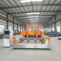 Macchina per Incisione su Pietra 3D JK di Alta Qualità, Router CNC a 4 Assi, 5.5kW, 380V, Garanzia di 3 Anni, Lunghezza Massima di Taglio 3200mm, Motore PLC