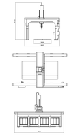 Grande machine de fraisage CNC 5 axes pour la fabrication de moules en bois, aluminium, mousse, fibre de verre, EPO, 3D, 4D, 5D, 6D, 7D