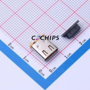 HC-TYPE C-16P-VS10.0-3A-Y-02 USB Connector Through hole Component (THT) Connector Type-C USB 3.1 Female Through Hole - Product Image 1